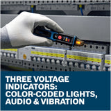 Bosch GVD1000-17 Non Contact Voltage Tester 24V to 1000V AC with Flashlight (2 AAA Batteries) - 2