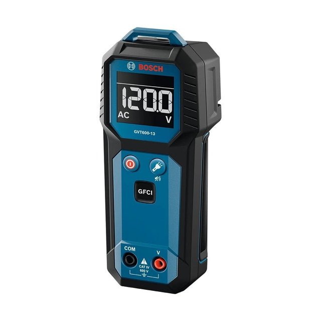 Bosch GVT600-13 600V Contact Voltage Tester with GFCI Compatibility and Flashlight