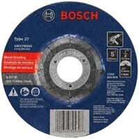 Bosch GW27M500 5" Type 27 30 Grit Grinding Abrasive Wheel with 7/8" Arbor