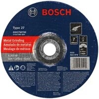 Bosch GW27M700 7" x 1/4" x 7/8" Type 27 30 Grit Grinding Wheel for Large Angle Grinders
