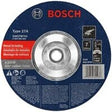 Bosch GW27M701 7" x 1/4" Type 27 30 Grit Grinding Abrasive Wheel with 5/8-11" Arbor