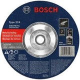 Bosch GW27M701 7" x 1/4" Type 27 30 Grit Grinding Abrasive Wheel with 5/8-11" Arbor