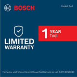 Bosch GWS12-450PBD 4.5" Ergonomic Corded Angle Grinder with No Lock-On Paddle Switch - 3