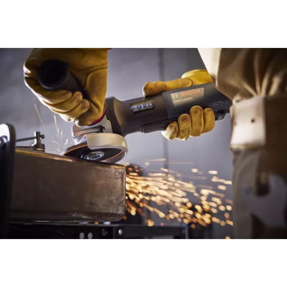 Bosch GWS12-450PBD 4.5" Ergonomic Corded Angle Grinder with No Lock-On Paddle Switch - 4
