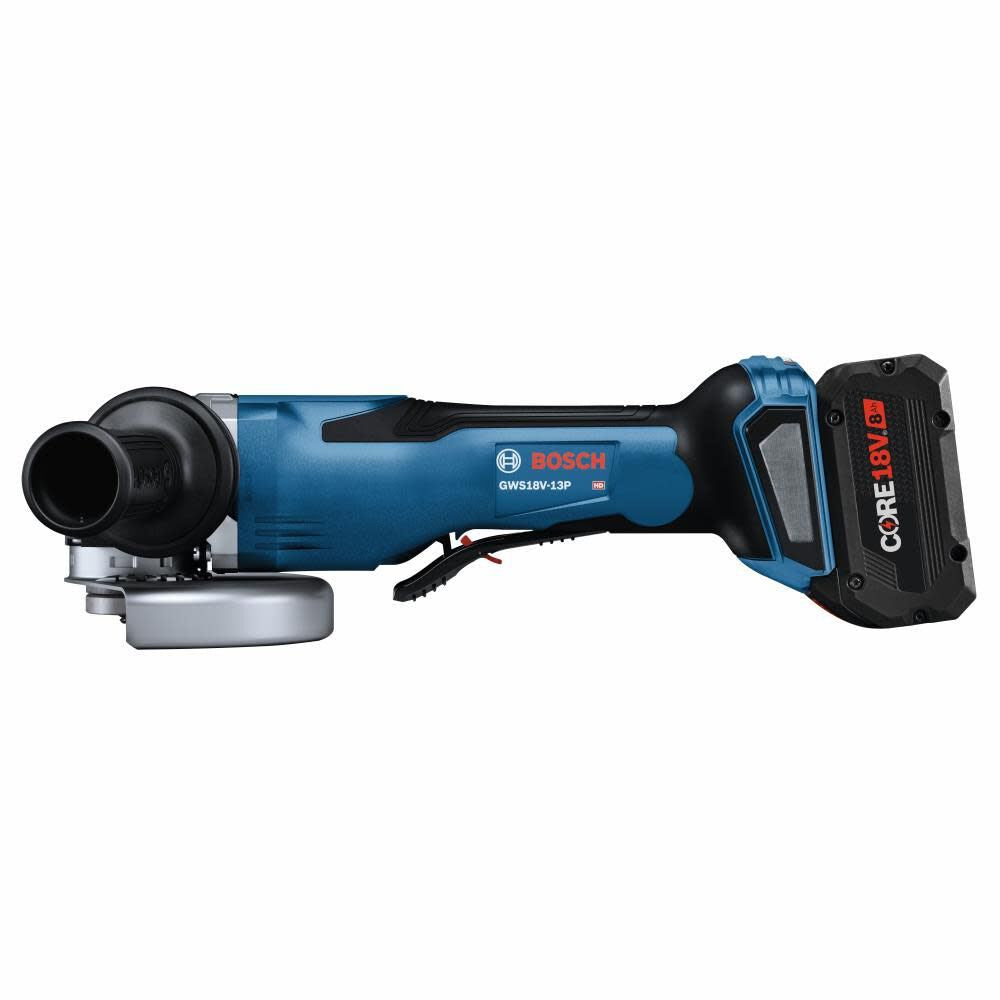 Bosch GWS18V-13PB14 PROFACTOR 18V 5 – 6 In. Angle Grinder with Paddle Switch with (1) CORE18V 8 Ah High Power Battery - 3