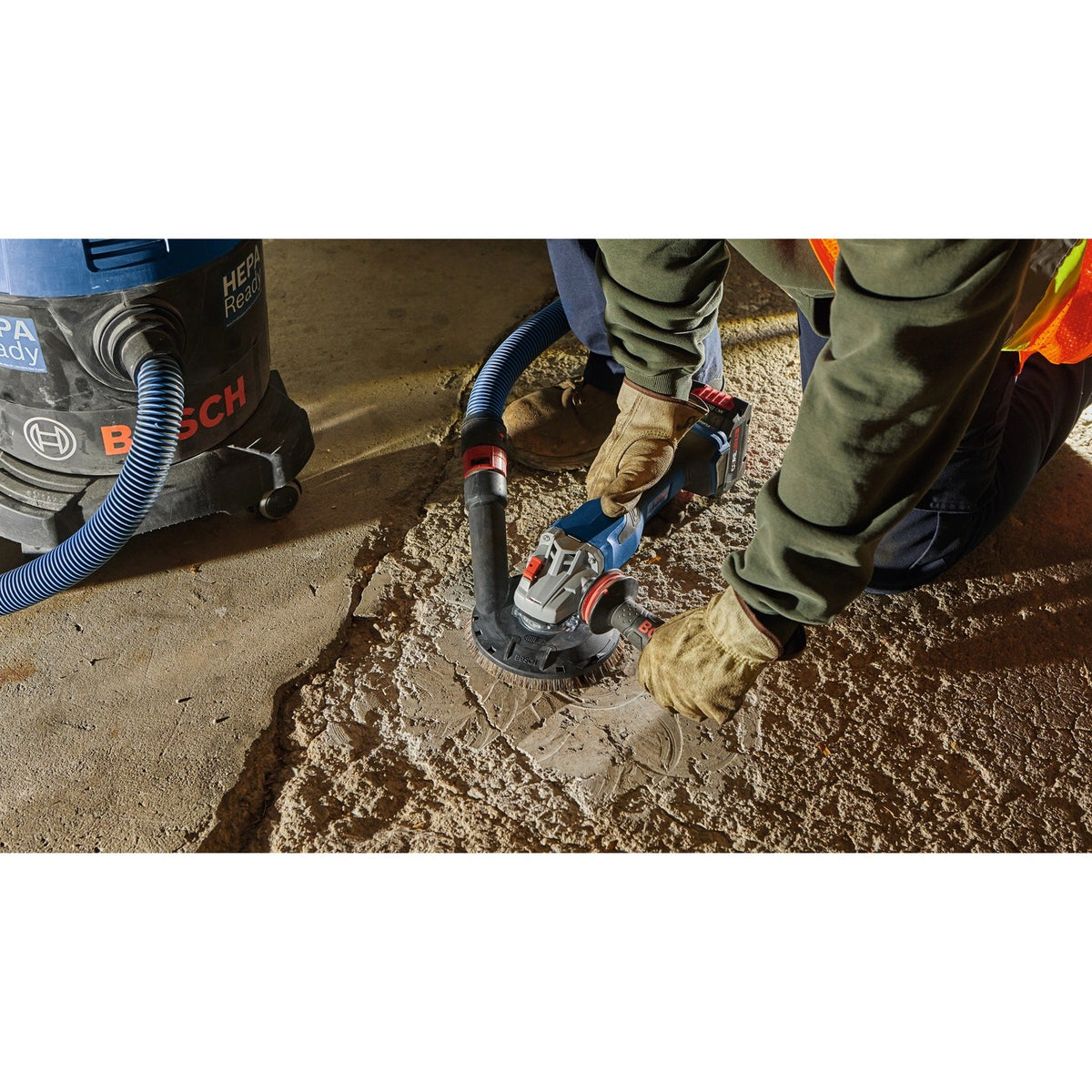 Bosch GWS18V-13PB14 18V 5 - 6" Angle Grinder Kit with No Lock-On Paddle Switch and 8 Ah Battery - 5