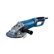 Bosch GWS25-230JR 9" 15 Amp Large Angle Grinder with Lock-On Trigger Switch and Rotatable Handle