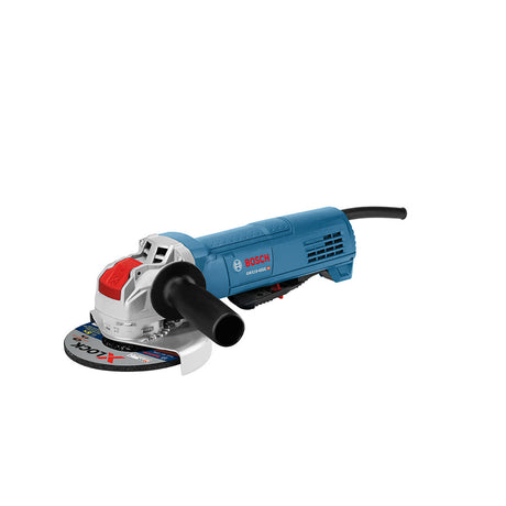 Bosch GWX10-45DE 4-1/2" 10A X-Lock Ergonomic Angle Grinder with No Lock-On Paddle Switch