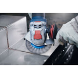 Bosch GWX10-45DE 4-1/2" 10A X-Lock Ergonomic Angle Grinder with No Lock-On Paddle Switch - 11