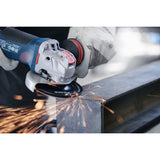 Bosch GWX10-45E 4-1/2" 10A X-Lock Ergonomic Angle Grinder - 6