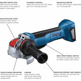 Bosch GWX18V-10PN 18V 4-1/2" - 5" X-LOCK Paddle Switch Angle Grinder (Bare Tool) - 2