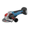 Bosch GWX18V-50PCN 4-1/2"-5" 18V X-Lock Angle Grinder with No Lock-on Paddle Switch, Bare