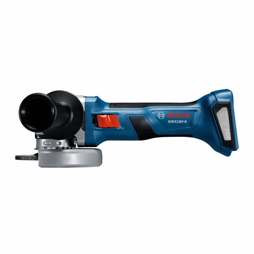 Bosch GWX18V-8B15 18V X-LOCK Brushless 4-1/2 In. Angle Grinder Kit with (1) CORE18V 4 Ah Advanced Power Battery - 5