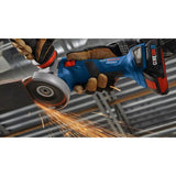 Bosch GWX18V-8B15 18V X-LOCK Brushless 4-1/2 In. Angle Grinder Kit with (1) CORE18V 4 Ah Advanced Power Battery - 14