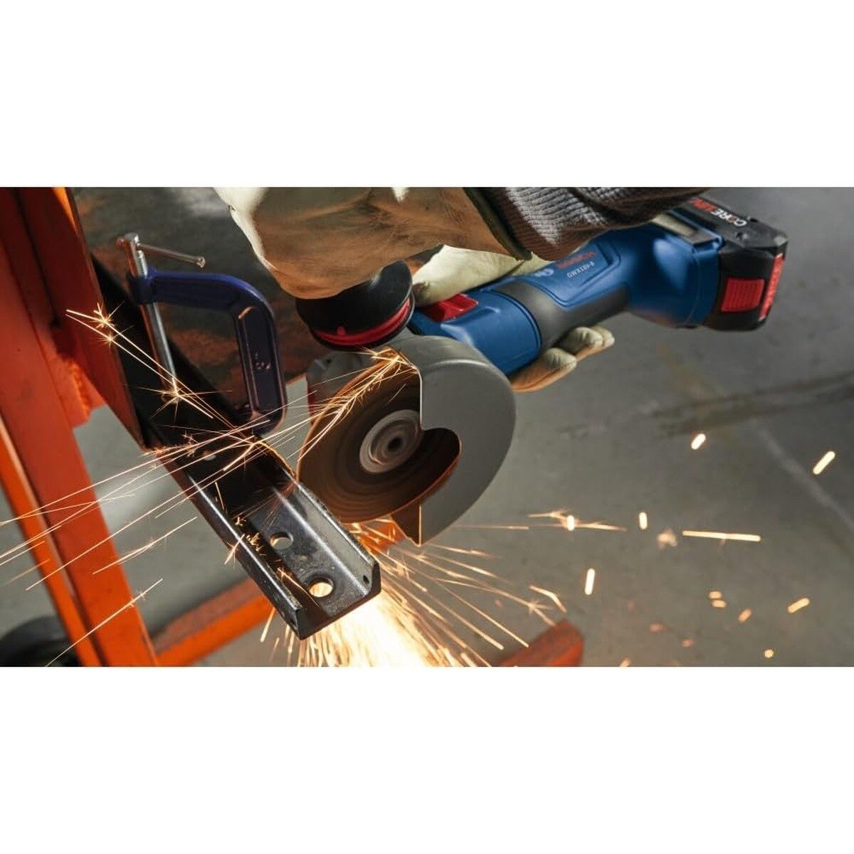 Bosch GWX18V-8N 18V X-LOCK Brushless 4-1/2 in. Angle Grinder with Slide Switch (1 Each) - 7