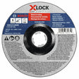 Bosch GWX27LM600 6" x 1/4" X-LOCK Type 27 30 Grit Metal Grinding Abrasive Wheel