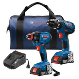 Bosch GXL18V-233B25 18V Cordless Drilling and Driving Pro Two-Tool Combo Kit