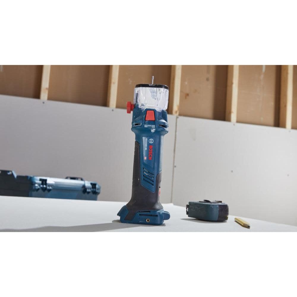 Bosch GXL18V-291B25 18V 2-Tool Brushless Combo Kit w/ Screwgun (GTB18V-45N), Cutout Tool (GCU18V-30N) w/ (2) 4.0 Ah CORE Compact Batteries - 14