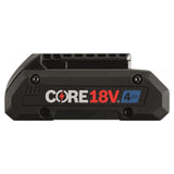 Bosch GXS18V-15N15 18V Starter Kit with (1) CORE18V 4 Ah Advanced Power Battery and 18V Standard Battery Charger - 4