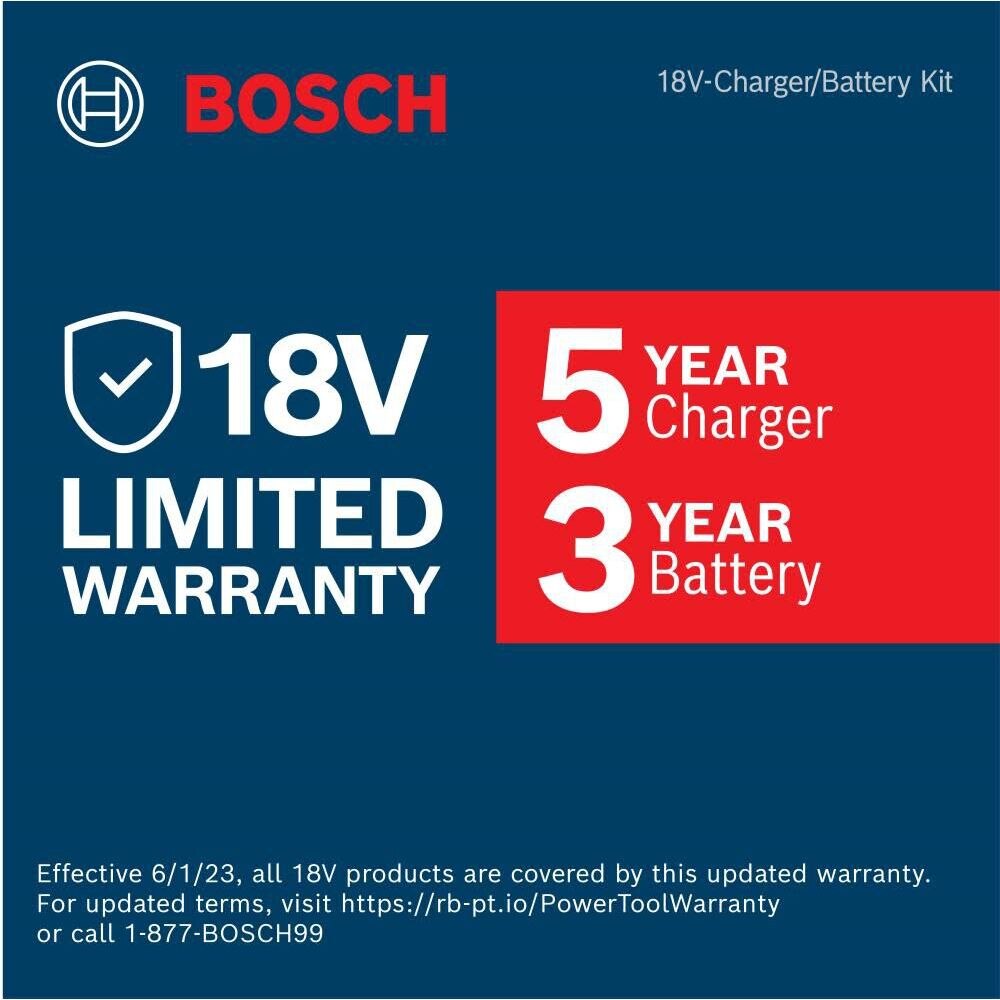 Bosch GXS18V-15N15 18V Starter Kit with (1) CORE18V 4 Ah Advanced Power Battery and 18V Standard Battery Charger - 6