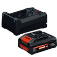 Bosch GXS18V-25N14X 18V Starter Kit with 4 Ah High Power Battery and 12V 18V Multi-Voltage Fast Charger (2 Pack)