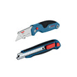 Bosch H11-14100-1 Folding and 18 mm Snap Off Utility Knife Set (2 Pack)
