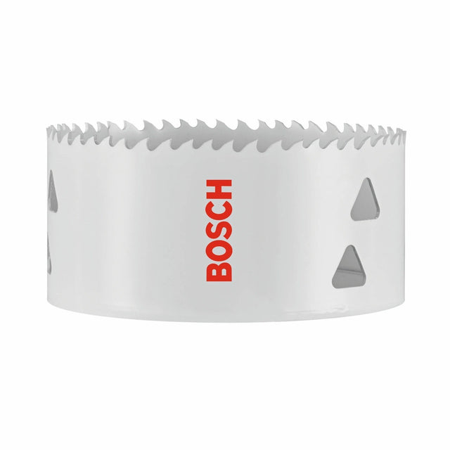 Bosch HBT400 4" Bi-Metal M42 Hole Saw with Triangle Slot Design for Wood and Metal