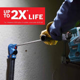 Bosch HC4C2001B25 5/32 in. x 4 in. x 6 in. SDS-Plus Bulldog Tough Rotary Hammer Bit - 25 Pack - 5