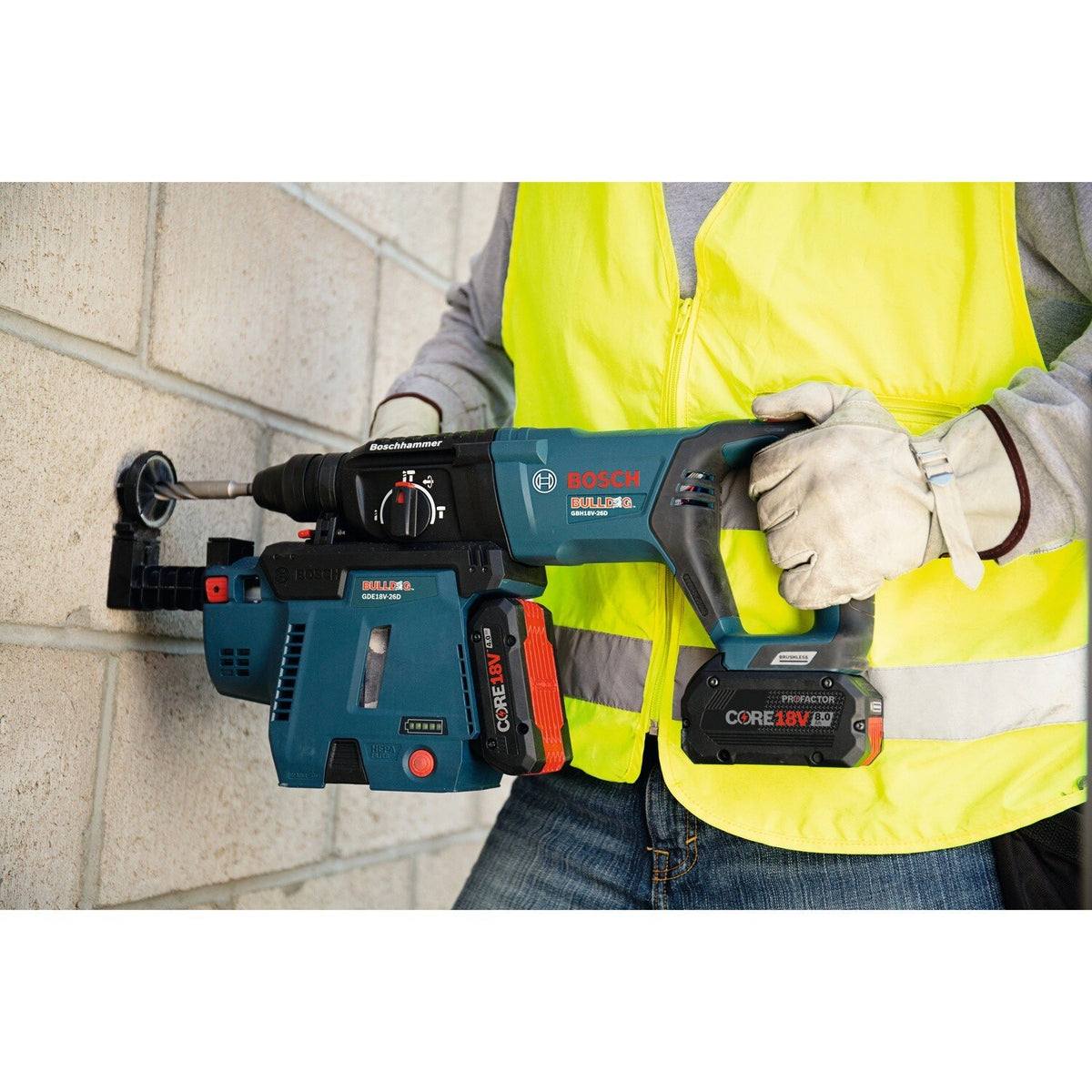 Bosch HC4C2107 5/8" x 16" x 18"  SDS-plus Bulldog Tough Carbide Tipped Masonry Rotary Hammer Bit - 4
