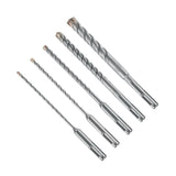 Bosch HC4CK005 SDS-plus Bulldog Tough 4-Cutter Carbide Tipped Rotary Hammer Bit Set with 3/16" to 1/2" Bits (5 Pack)