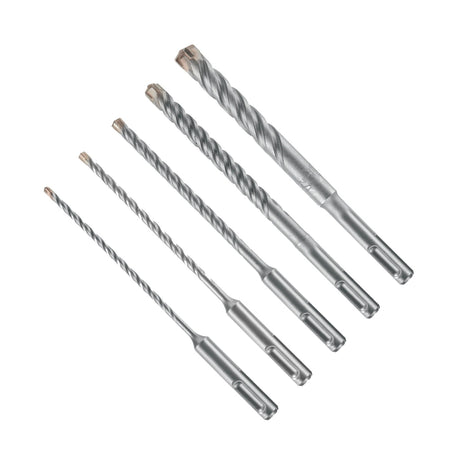 Bosch HC4CK005 SDS-plus Bulldog Tough 4-Cutter Carbide Tipped Rotary Hammer Bit Set with 3/16" to 1/2" Bits (5 Pack)