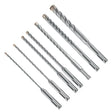 Bosch HC4CK007 SDS-plus Bulldog Tough Carbide Tipped Rotary Hammer Bit Set (7 Pack)
