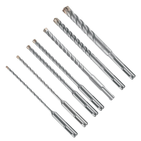 Bosch HC4CK007 SDS-plus Bulldog Tough Carbide Tipped Rotary Hammer Bit Set (7 Pack)