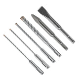 Bosch HC4ST006 Bulldog Tough SDS Plus Carbide Tipped Bit and Chisel Set with Case (6 Pack)