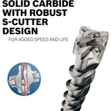 Bosch HC5023 Wild-Bore 5/8" x 31" x 36" SDS-Max Carbide-Tipped Drill Bit, 4 Cutter - 2