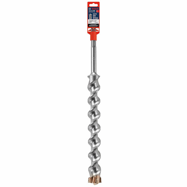 Bosch HC5098 Wild-Bore 1-3/4" x 18" x 23" SDS-Max Carbide-Tipped 4-Cutter Drill Bit