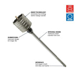 Bosch HC8516 2-1/4" x 12" SDS-max Carbide Tipped Rotary Hammer Core Bit - 2