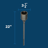 Bosch HC8536 3-1/4" x 17" x 22" SDS-max Rotary Hammer Core Bit - 3