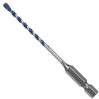 Bosch HCBG01T 1/8" x 3" BlueGranite Turbo Carbide Hammer Drill Bit with Hex Shank