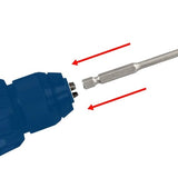 Bosch HCBG0205T 5/32" x 6" BlueGranite Turbo Carbide Hammer Drill Bits for Masonry (5 Pack) - 3