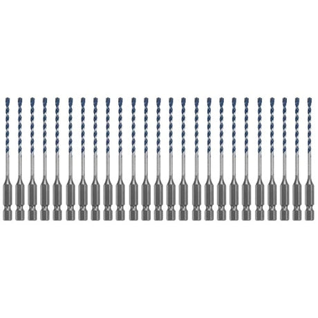 Bosch HCBG05B25T 7/32" x 6" BlueGranite Turbo Carbide Hammer Drill Bits (25 Pack)