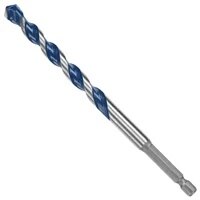 Bosch HCBG12T 3/8" x 6" BlueGranite Turbo Carbide Hammer Drill Bit with Hex Shank for Masonry
