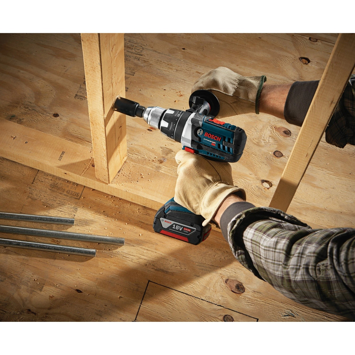 Bosch HCS100 1" Edge Wood Hole Saw with Arbor for Fast Wood Drilling - 2