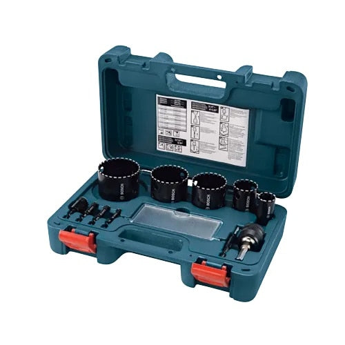 Bosch HDG11 Diamond Hole Saw Set for Tile and Natural Stone with Case (11 Pack)
