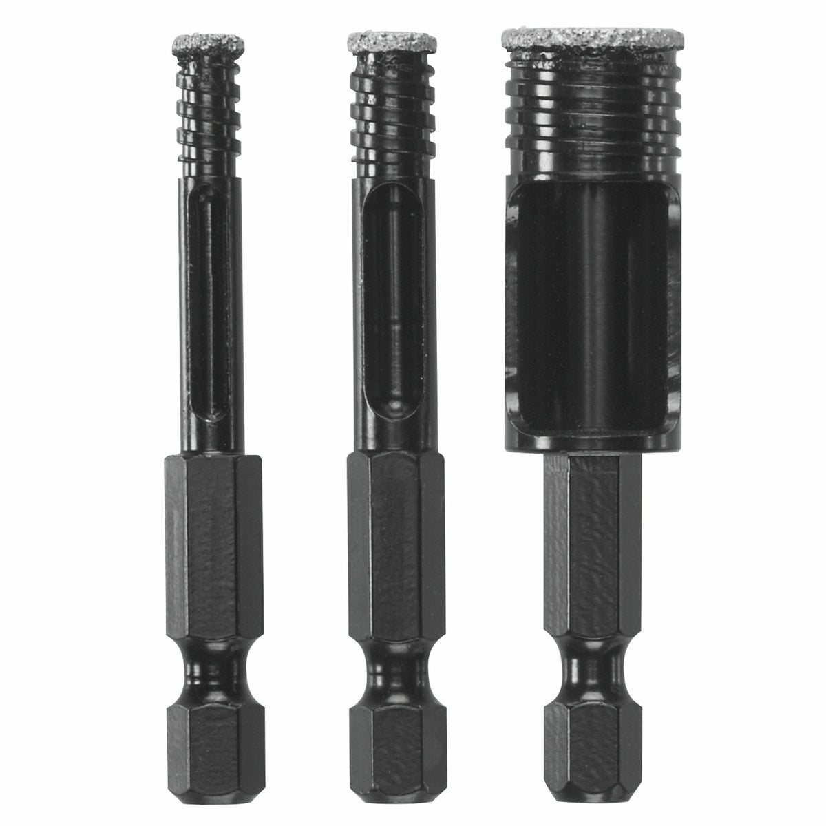 Bosch HDGM Diamond Hole Saw Set for Tile and Natural Stone with Plastic Case (3 Piece)