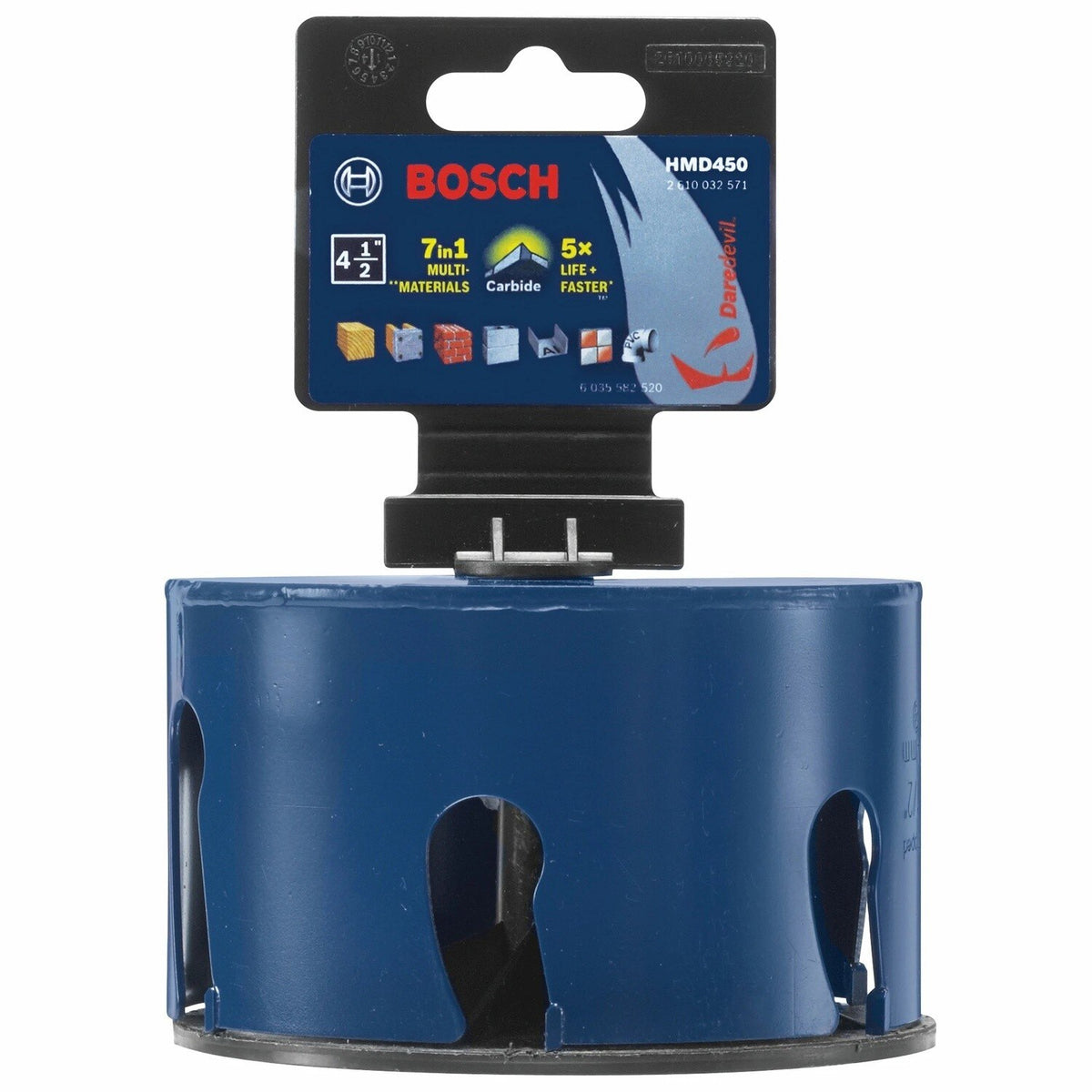 Bosch HMD450 4-1/2" Daredevil Carbide Hole Saw for Multi-Material Cutting - 2
