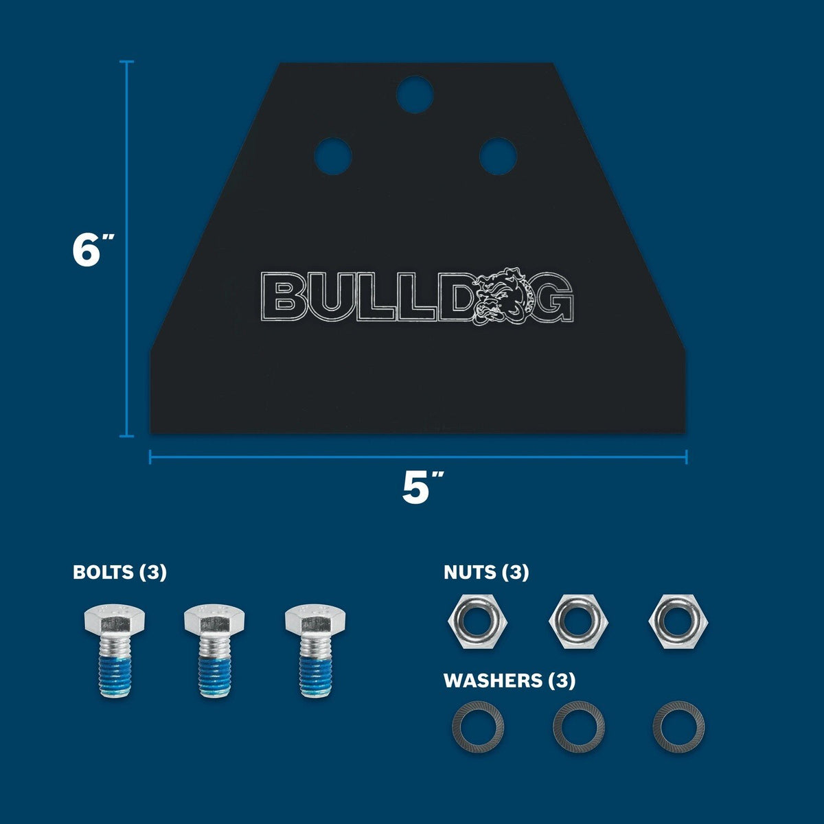 Bosch HS1418RK SDS-plus Bulldog 5" Replacement Blade Kit for HS1418 Floor Scraper - 3