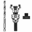 Bosch HSA-HS SpinLOCK Universal Hole Saw Arbor Set with High-Speed Steel Pilot Bit 3/8" Chuck