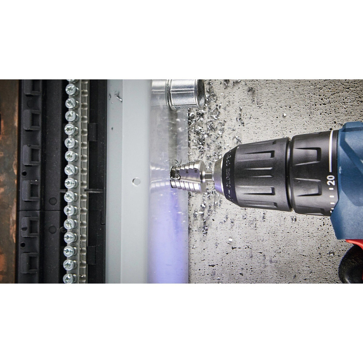 Bosch IMSDC2 3/16" to 7/8" High Speed Steel Turbo Impact Step Drill Bit - 4