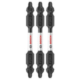 Bosch ITDEP2R22503 3-Pc Impact Tough 2.5" Phillips/Square Double-Ended Bits